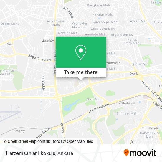 Harzemşahlar İlkokulu map