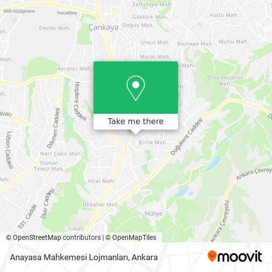 Anayasa Mahkemesi Lojmanları map