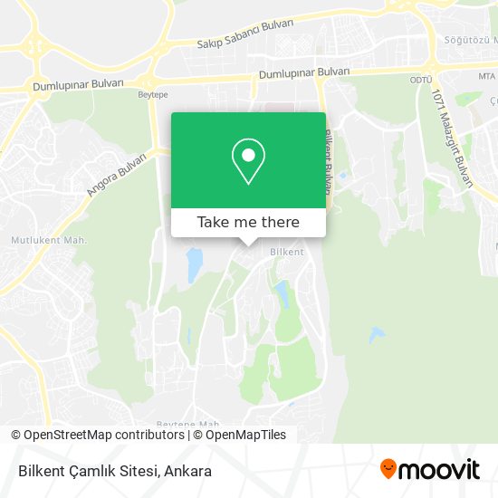 Bilkent Çamlık Sitesi map