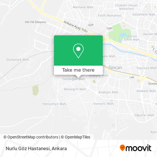 Nurlu Göz Hastanesi map