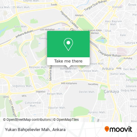 Yukarı Bahçelievler Mah. map