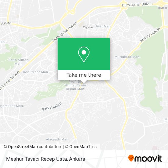Meşhur Tavacı Recep Usta map