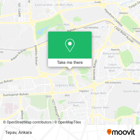 Tepav map