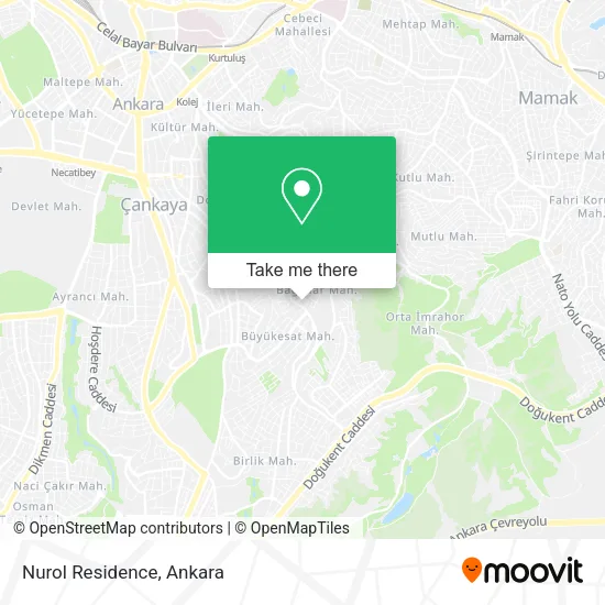Nurol Residence map