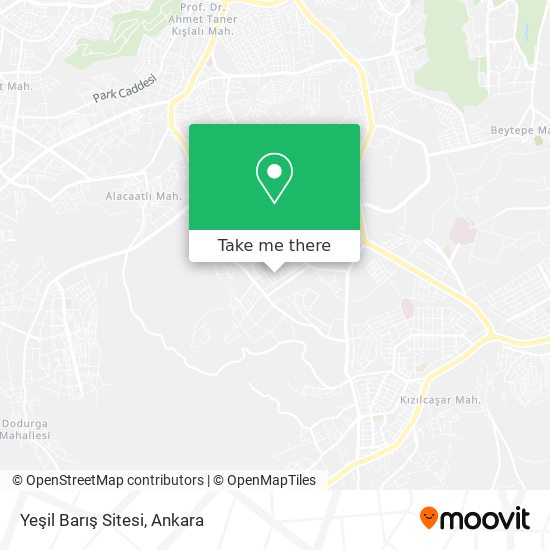Yeşil Barış Sitesi map