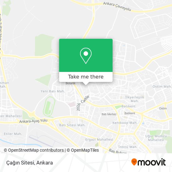 Çağın Sitesi map