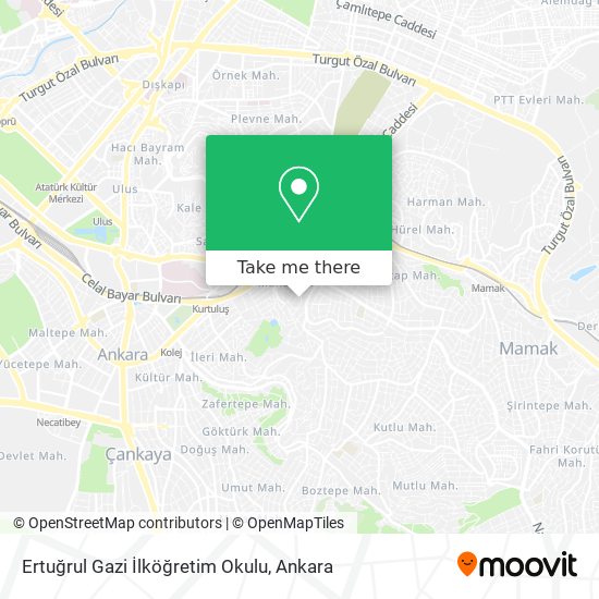 Ertuğrul Gazi İlköğretim Okulu map