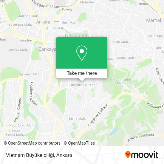 Vietnam Büyükelçiliği map