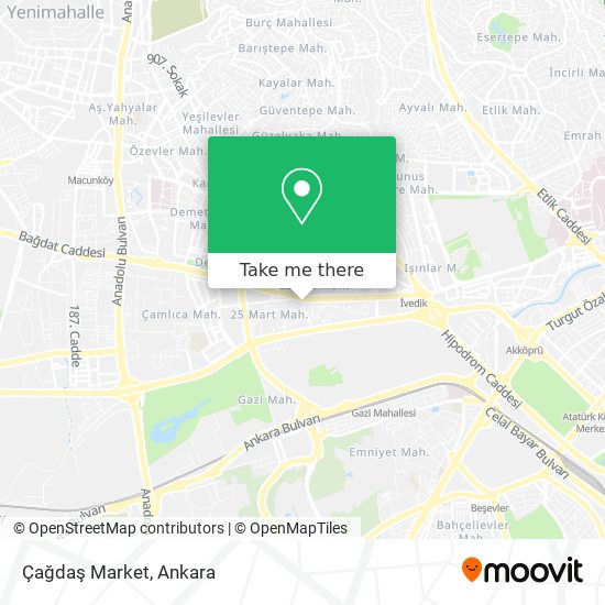 Çağdaş Market map