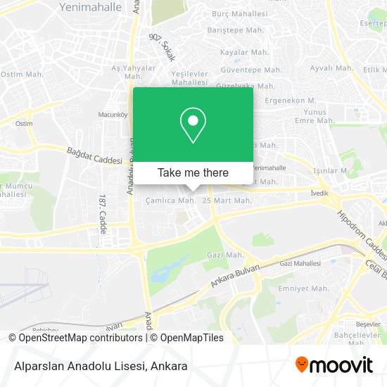 Alparslan Anadolu Lisesi map