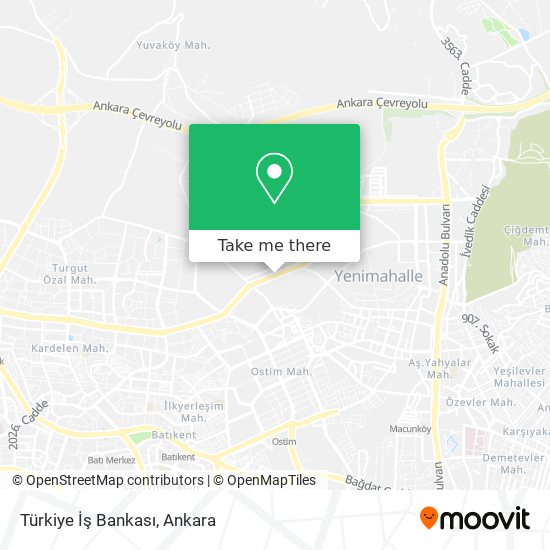 Türkiye İş Bankası map