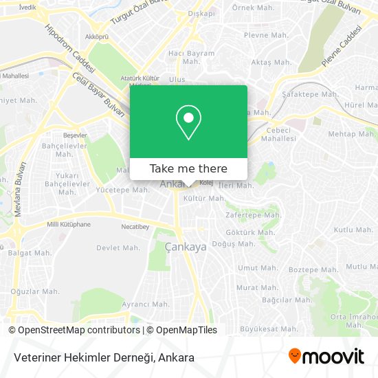 Veteriner Hekimler Derneği map