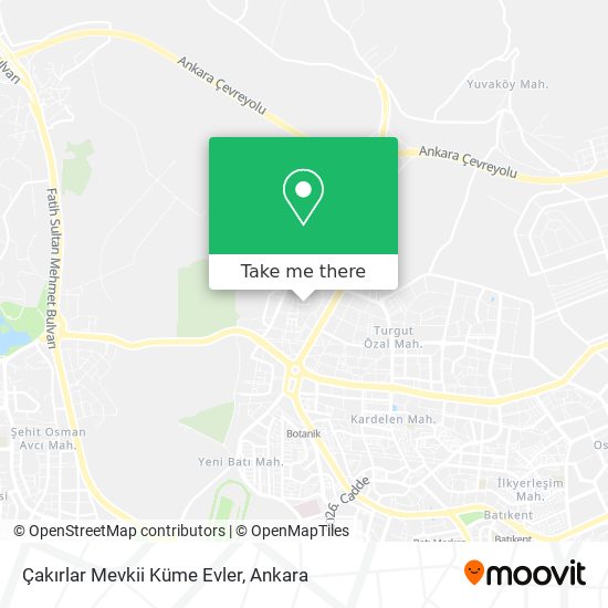 Çakırlar Mevkii Küme Evler map