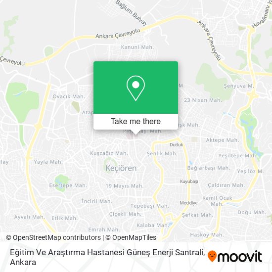 Eğitim Ve Araştırma Hastanesi Güneş Enerji Santrali map
