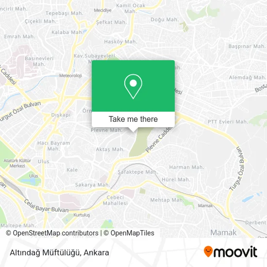 Altındağ Müftülüğü map