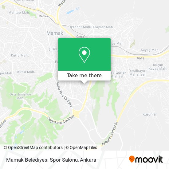 Mamak Belediyesi Spor Salonu map