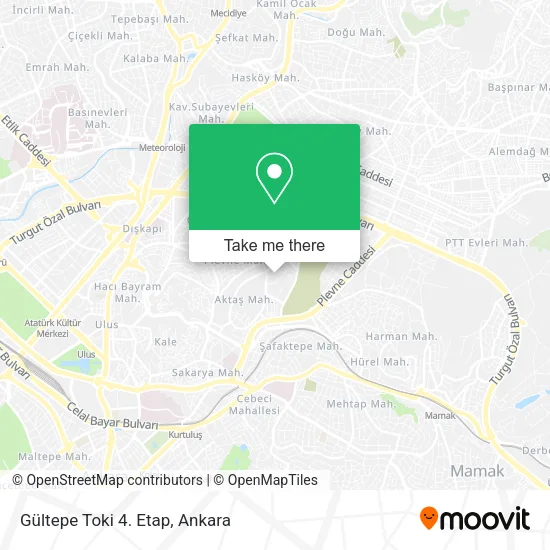 Gültepe Toki 4. Etap map