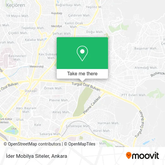 İder Mobilya Siteler map