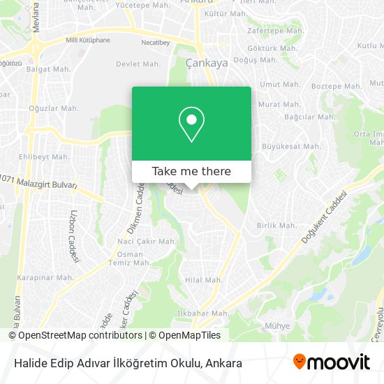 Halide Edip Adıvar İlköğretim Okulu map