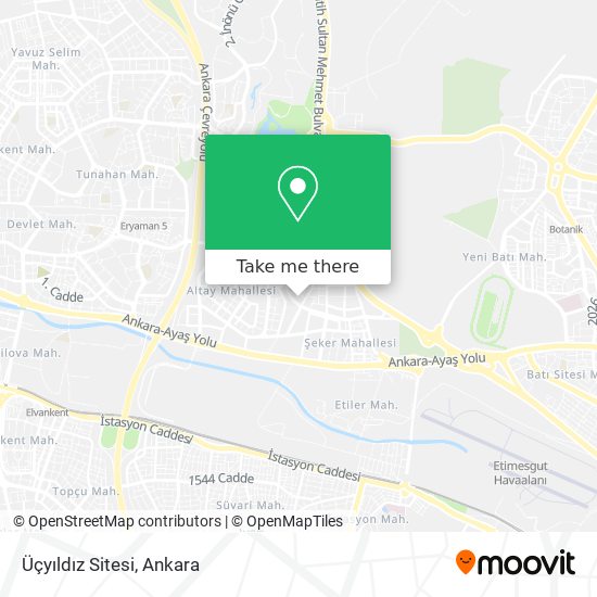 Üçyıldız Sitesi map