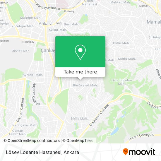 Lösev Losante Hastanesi map