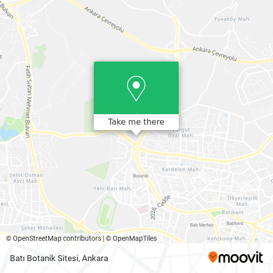 Batı Botanik Sitesi map