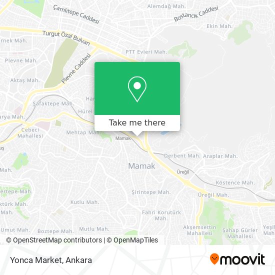 Yonca Market map