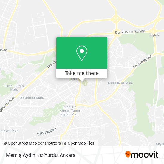 Memiş Aydın Kız Yurdu map