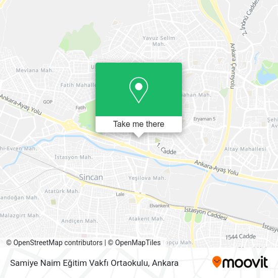 Samiye Naim Eğitim Vakfı Ortaokulu map