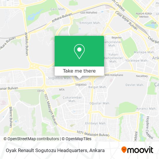Oyak Renault Sogutozu Headquarters map
