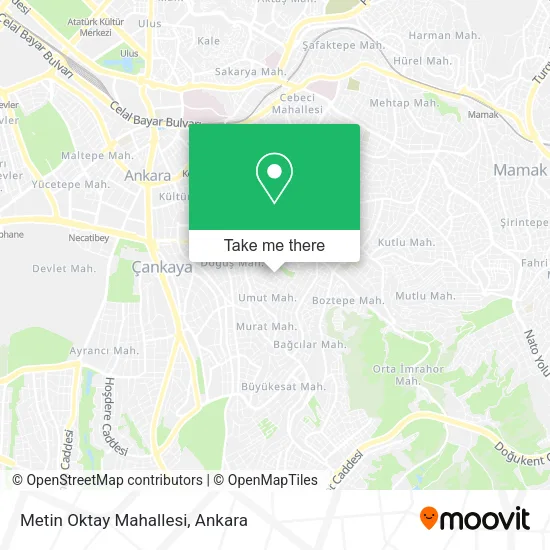 Metin Oktay Mahallesi map