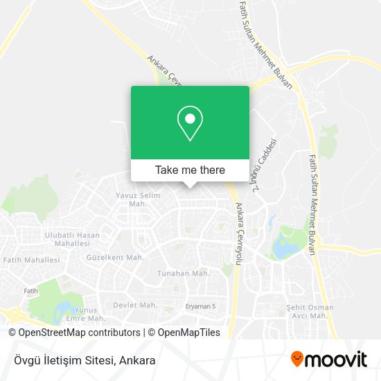 Övgü İletişim Sitesi map