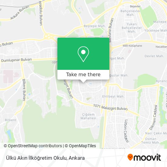 Ülkü Akın İlköğretim Okulu map