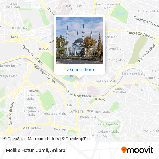 Melike Hatun Camii map
