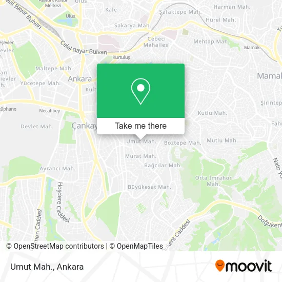 Umut Mah. map