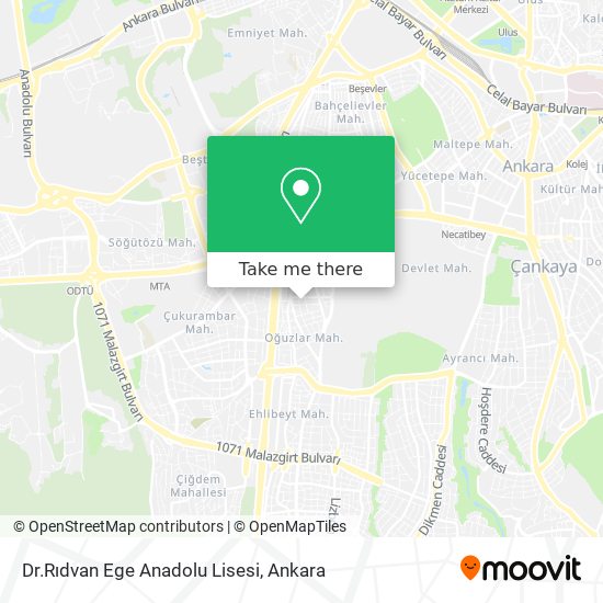 Dr.Rıdvan Ege Anadolu Lisesi map