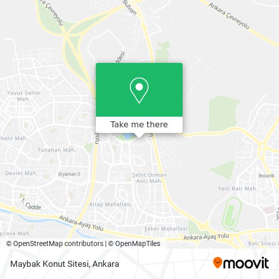 Maybak Konut Sitesi map