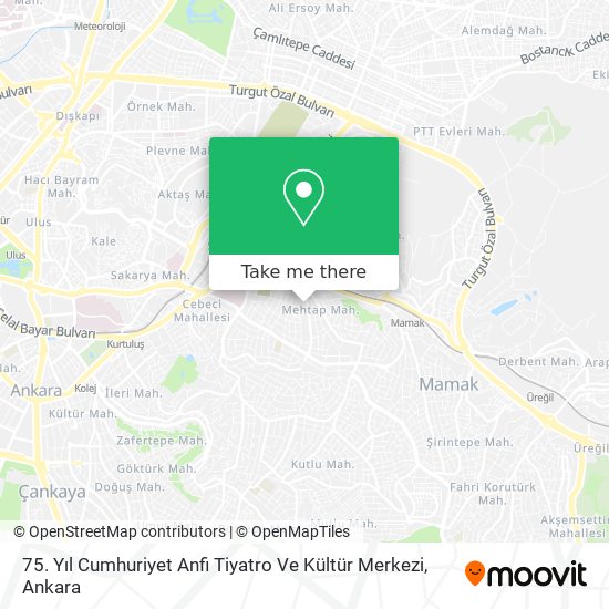 75. Yıl Cumhuriyet Anfi Tiyatro Ve Kültür Merkezi map
