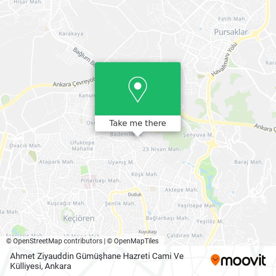 Ahmet Ziyauddin Gümüşhane Hazreti Cami Ve Külliyesi map