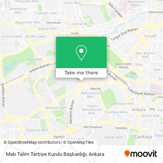 Meb Talim Terbiye Kurulu Başkanlığı map