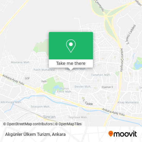 Akgünler Ülkem Turizm map