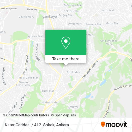 Katar Caddesi / 412. Sokak map