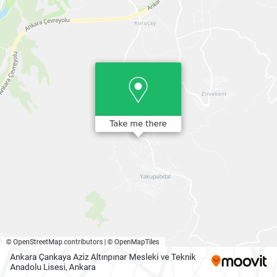Ankara Çankaya Aziz Altınpınar Mesleki ve Teknik Anadolu Lisesi map