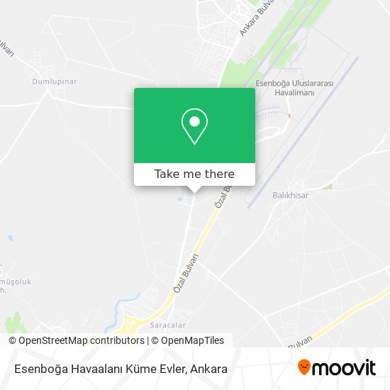 Esenboğa Havaalanı Küme Evler map