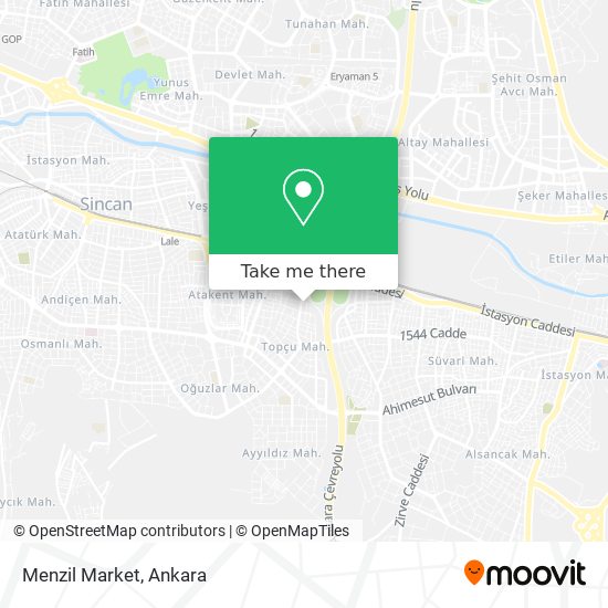 Menzil Market map