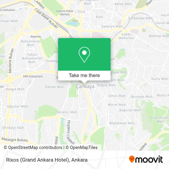 Rixos (Grand Ankara Hotel) map