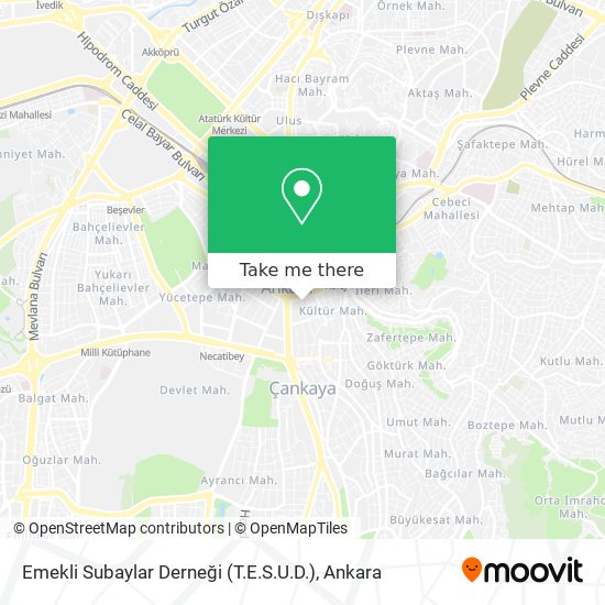 Emekli Subaylar Derneği (T.E.S.U.D.) map