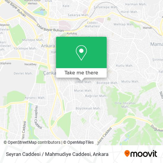 Seyran Caddesi / Mahmudiye Caddesi map