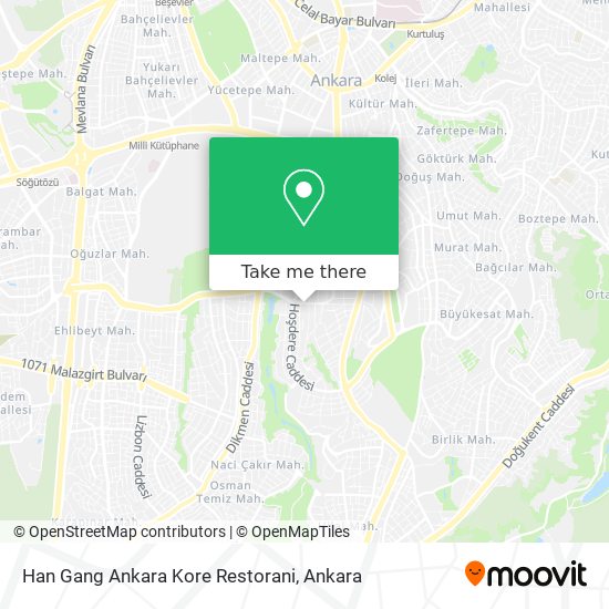 Han Gang Ankara Kore Restorani map