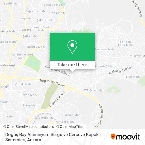 Doğuş Ray Alüminyum Sürgü ve Cerceve Kapak Sistemleri map